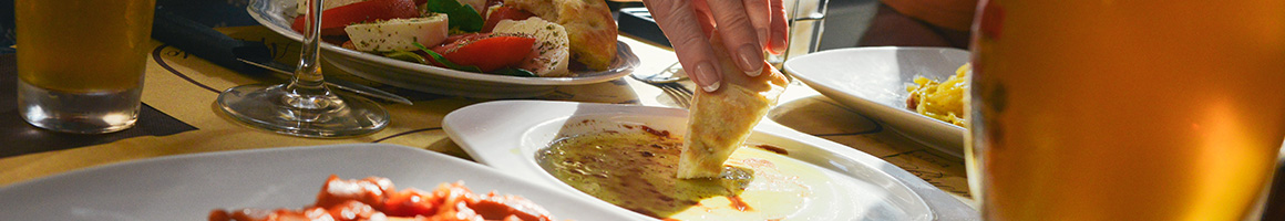 Eating Mediterranean Middle Eastern at Petra Restaurant restaurant in Tampa, FL.